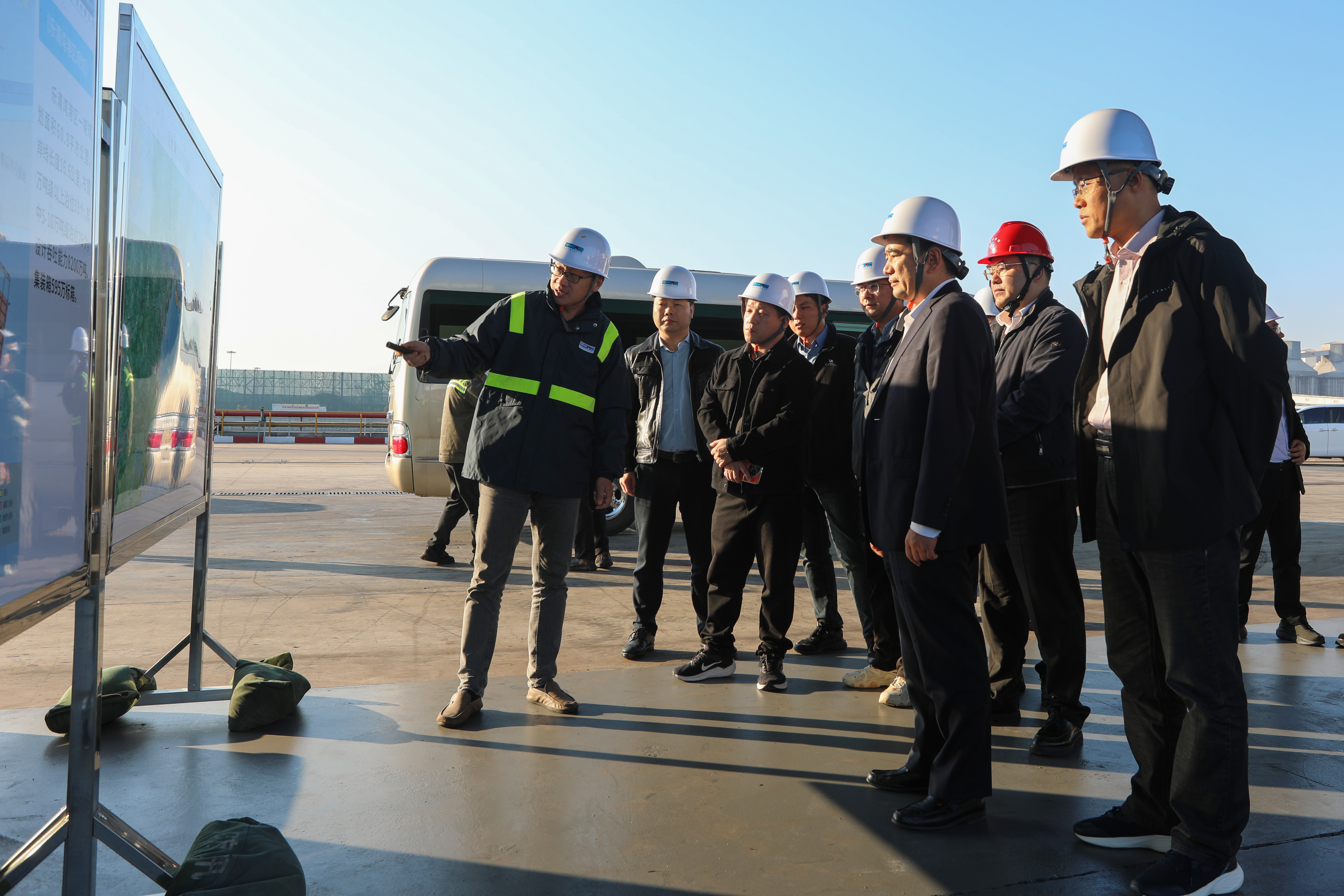 中煤新集赴乐清湾港区开展调研